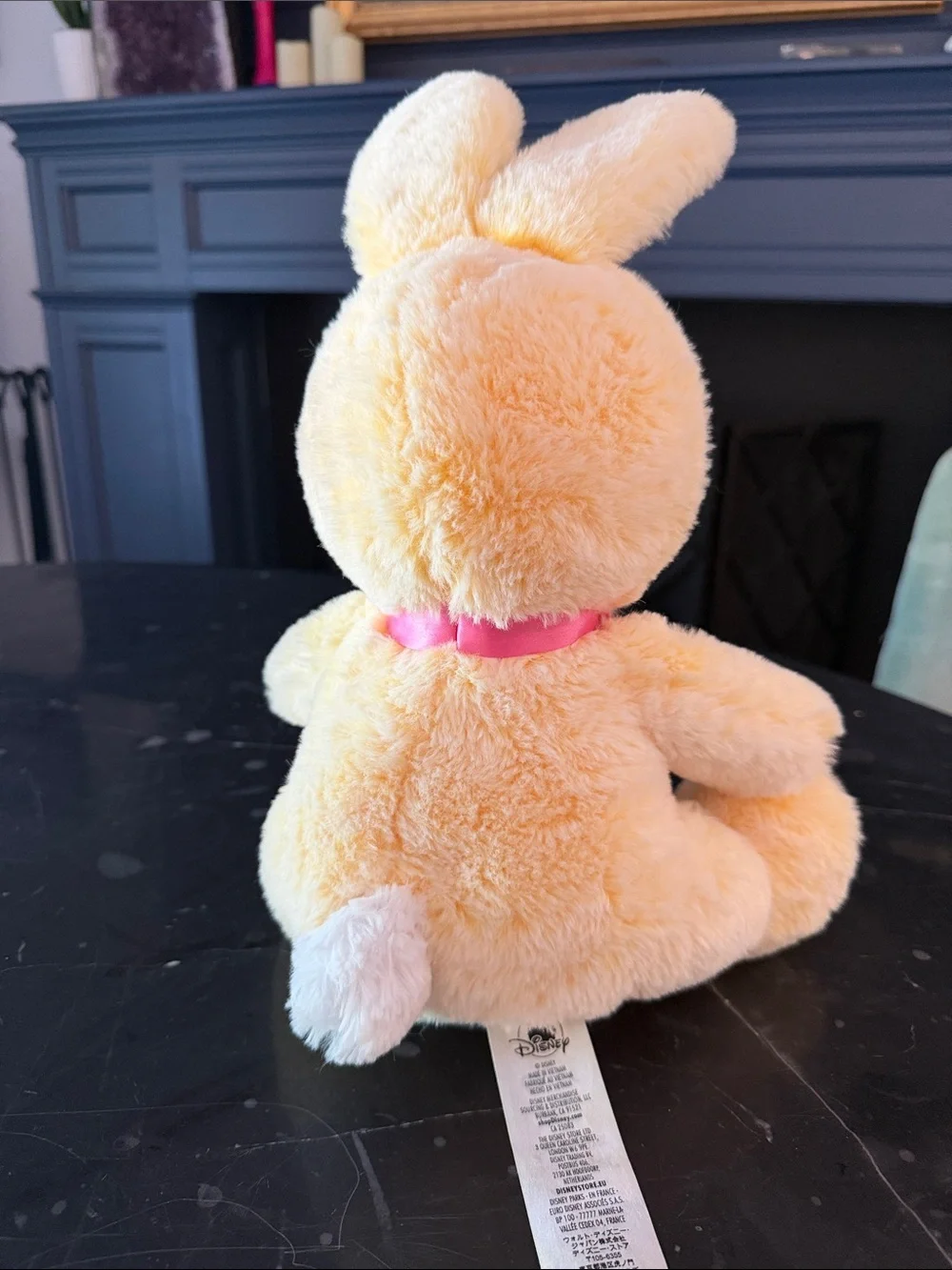 Disney 2021 Stitch Easter Plush with Blue Face and Pink Bow Tie